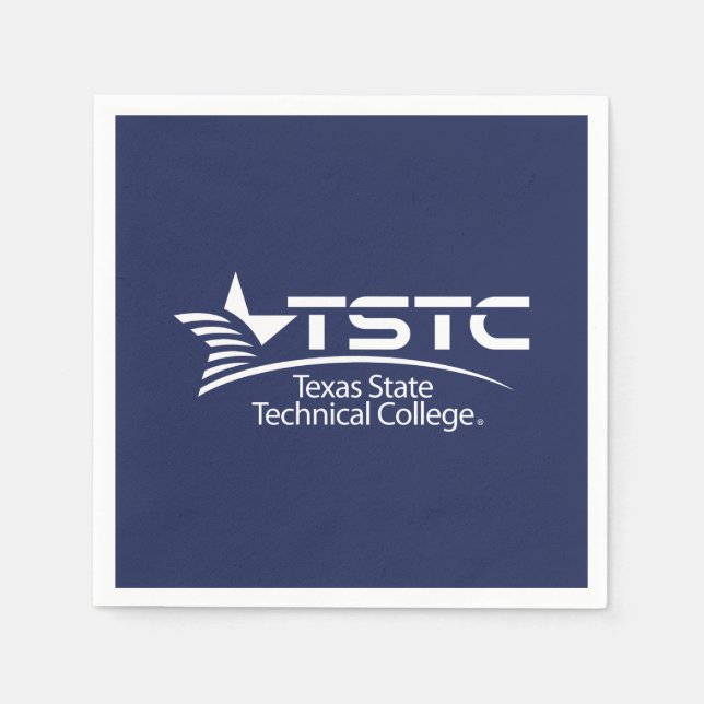 Logo des Texas State Technical College Serviette (Vorderseite)