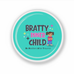 Logo des unartigen inneren Kindes Aufkleber