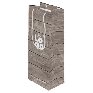 Logo des Unternehmens Holzdruckpapier Weinbeutel Geschenktüte Für Weinflaschen