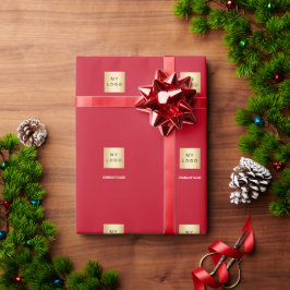 Logo des Unternehmens Red Business Geschenkpapier