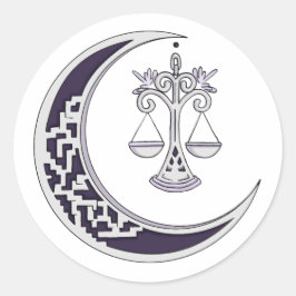 Logo-Design-Aufkleber Runder Aufkleber