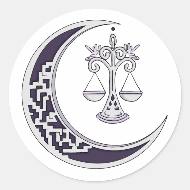 Logo-Design-Aufkleber Runder Aufkleber (Vorderseite)
