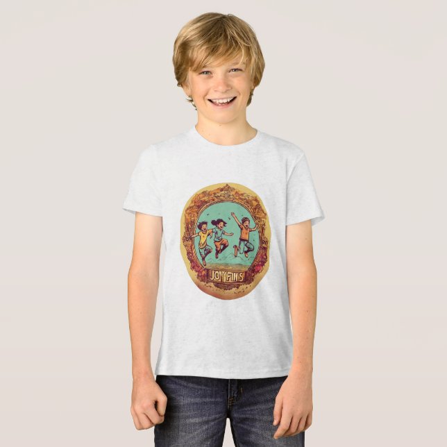 Logo-Design der Wasservergnügungsparks-Gesellschaf Tri-Blend Shirt (Vorderseite voll)