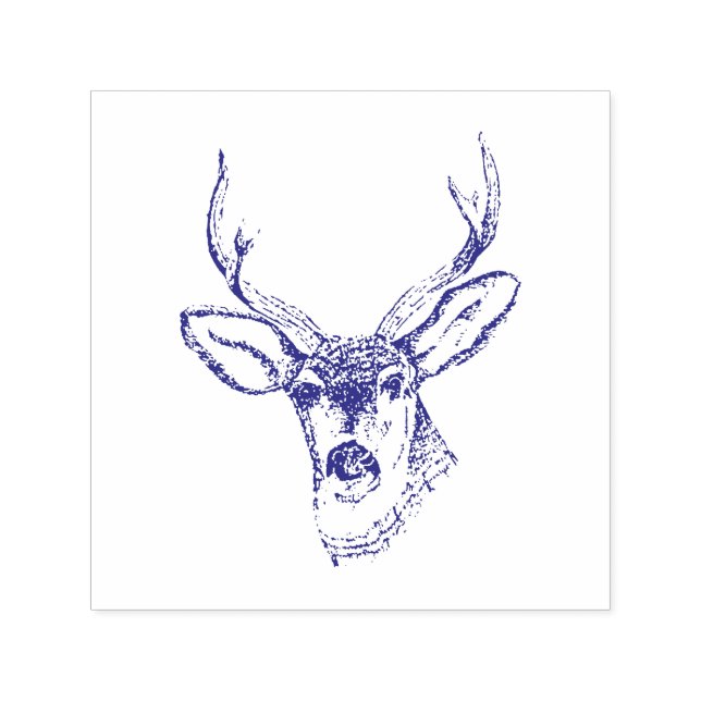 Logo-Design für Ihren Hirschkopf Permastempel (Design)