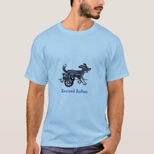 Logo-Design für klassische Roller mit Retuschierf T-Shirt