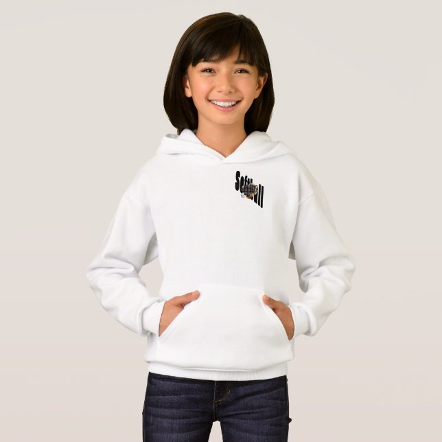 Logo Dimensional Softball Girls Fleece Sweat - shi (Devant entier)