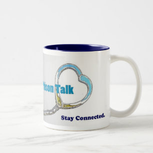 Logo d'IPT sur la tasse à deux tons