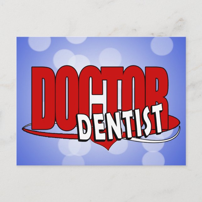 LOGO DOCTOR DENTIST POSTKARTE (Vorderseite)