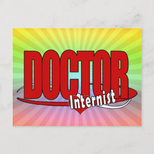 LOGO DOCTOR Internist Postkarte