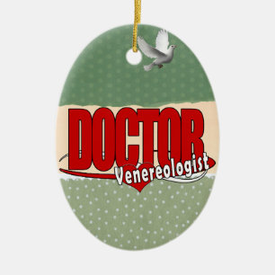 LOGO DOCTOR Venereologin Keramik Ornament