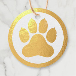 Logo "Dog Paw Pet Business" Geschenkanhänger