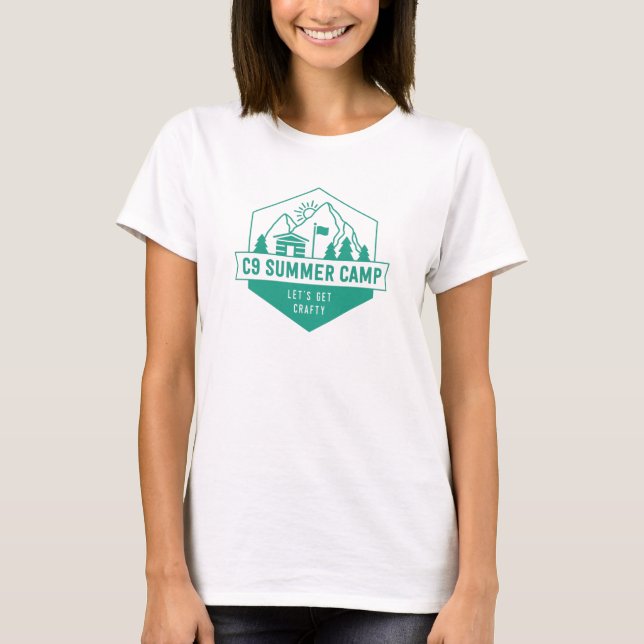 Logo du camp d’été C9 Oceanside T-shirt femme (Devant)