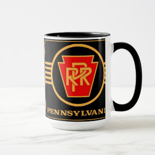 Logo du chemin de fer de Pennsylvanie, Mug noir et