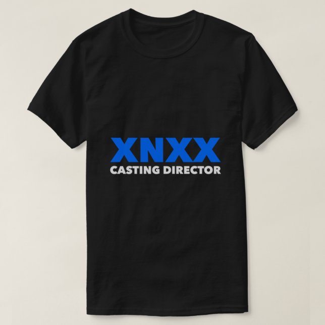 Logo du directeur de casting Xnxx T-shirt classiqu (Design devant)