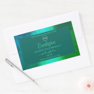Logo du Étiquette de produit Shimmery Turquoise et