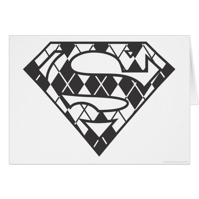 Logo du Jacquard noir Supergirl (Devant horizontal)
