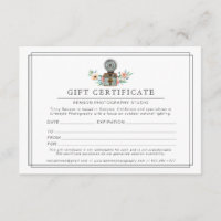 Logo du photographe Retro Camera | Certificat cade