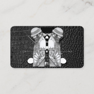 Logo du salon de coiffure / carte de visite crâne