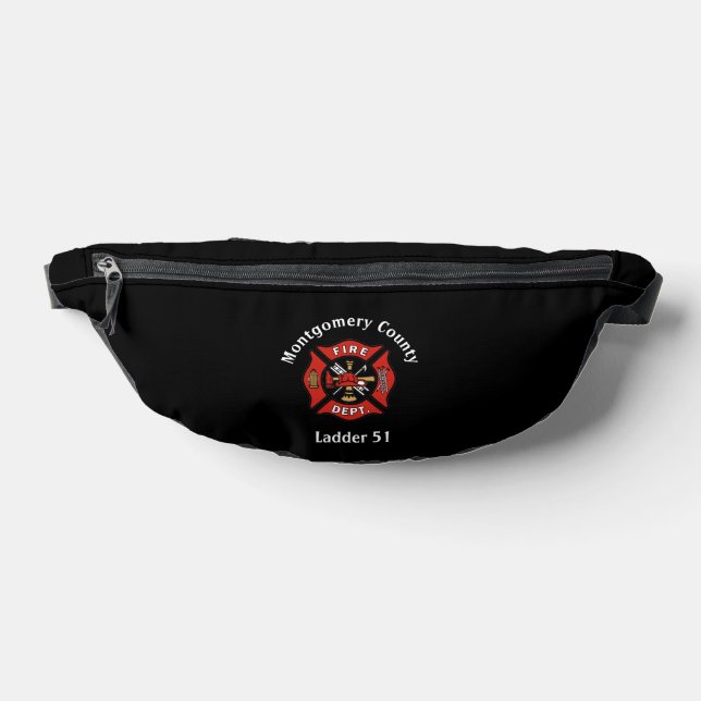 Logo du service d'incendie rouge et noir personnal (Poser)