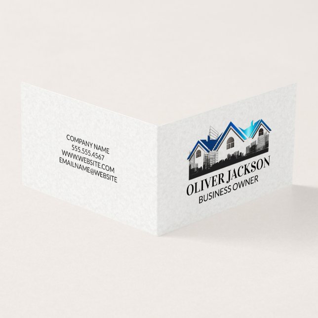 Logo du toit immobilier | Construction de schémas (Outside)