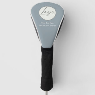 Logo-Dusty Blue Golf Head Cover Headcover