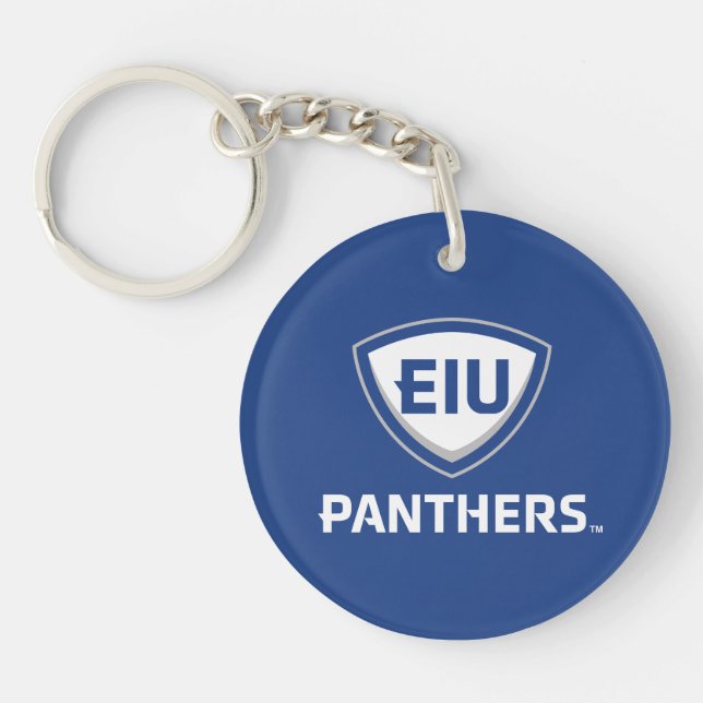 Logo Eastern Illinois Panthers Shield & Wordmark (Devant)