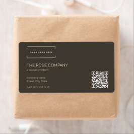 Logo elegant Moderner Minimalistischer QR-Code