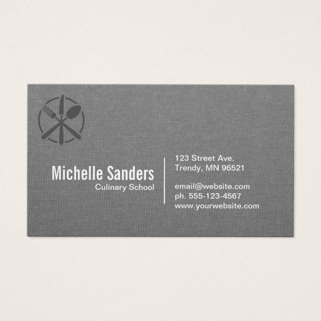 Logo en argent | Texture grise (Devant)