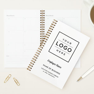 Logo Entreprise Blanc Hebdomadaire Marque