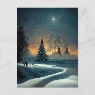 Logo Entreprise Noël Star Carte postale 2