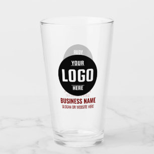Logo et texte personnalisés 16oz Verre de bière pe
