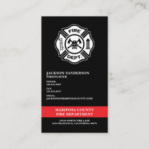 Logo-Firefighter für die individuelle Feuerwehr Visitenkarte