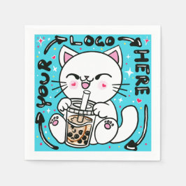 Logo-Firmenmarke Serviette