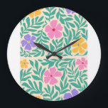 logo flawrs  clocks  große wanduhr<br><div class="desc">Clocks  logo  les fleurs</div>