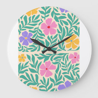 logo fleurs horloges 