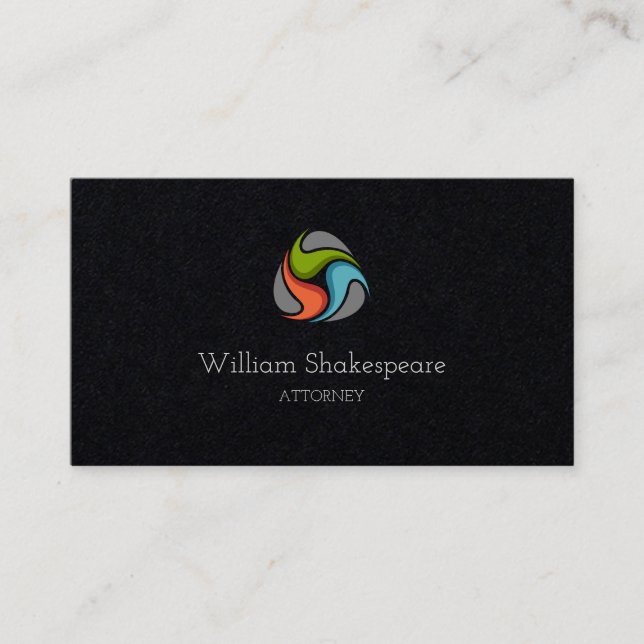 Logo-Floating-Wasserverbindung Visitenkarte (Vorderseite)
