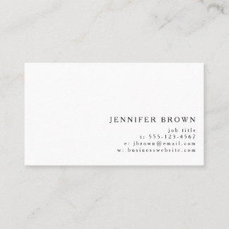 Logo Foto Einfach Modern Minimal Professionell Visitenkarte