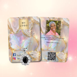 Logo-Foto gegen opal-goldenes Ohrenschmuck-Foto