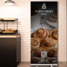 Logo Foto QR Code Bäckerei Business