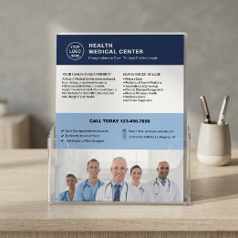 Logo-Foto QR-Code der Klinik für Gesundheitsversor Flyer