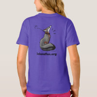 Logo Fox Color Girls T-Shirt Stacy Baker Art retou