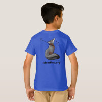 Logo Fox & Stacy Baker Art Back Color Kids T-shirt