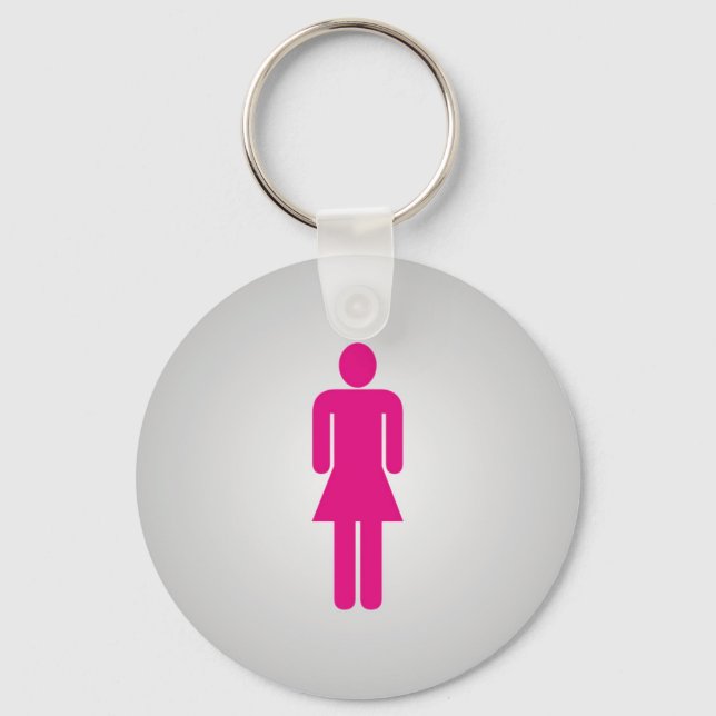 Logo "Frauen im Badezimmer" Schlüsselanhänger (Vorderseite)