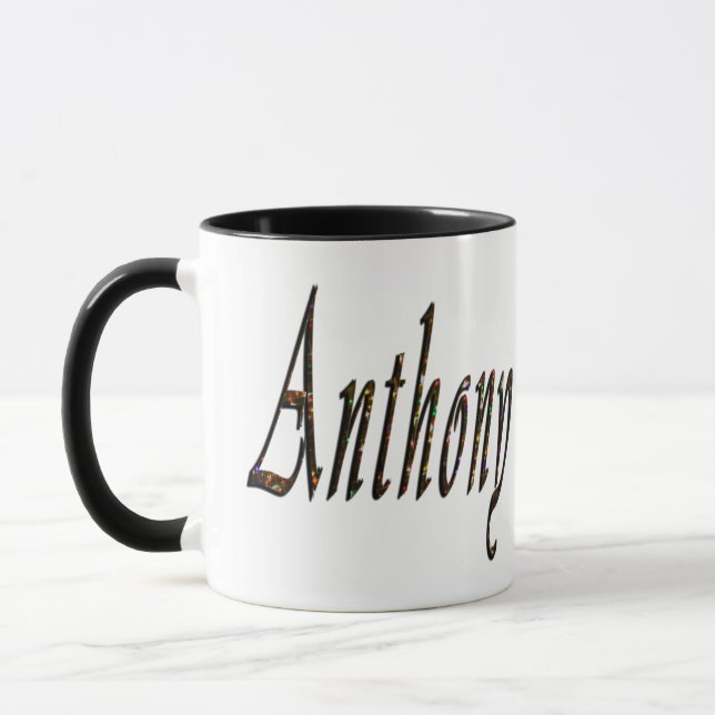 Logo für Anthony Name, Tasse (Links)