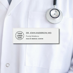 Logo für Ärzte, Krankenschwestern und medizinische Namenschild