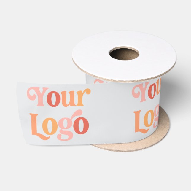 Logo für benutzerdefinierte Druckfirmen - Geschenk Satinband (Spule)