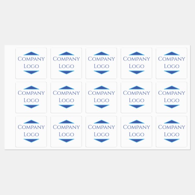 Logo für benutzerdefinierte Unternehmen Etiketten (Blatt)