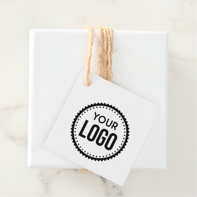 Logo für benutzerdefinierte Unternehmen Geschenkanhänger (Beispiel)