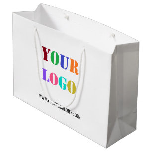 Logo für benutzerdefinierte Unternehmen Geschenktü Große Geschenktüte