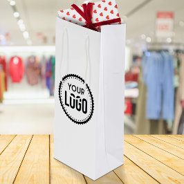 Logo für benutzerdefinierte Unternehmen Geschenktüte Für Weinflaschen